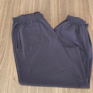 Athleta Savannah Jogger in Dusk Violet Size 12 Wide Leg Stretch Waist